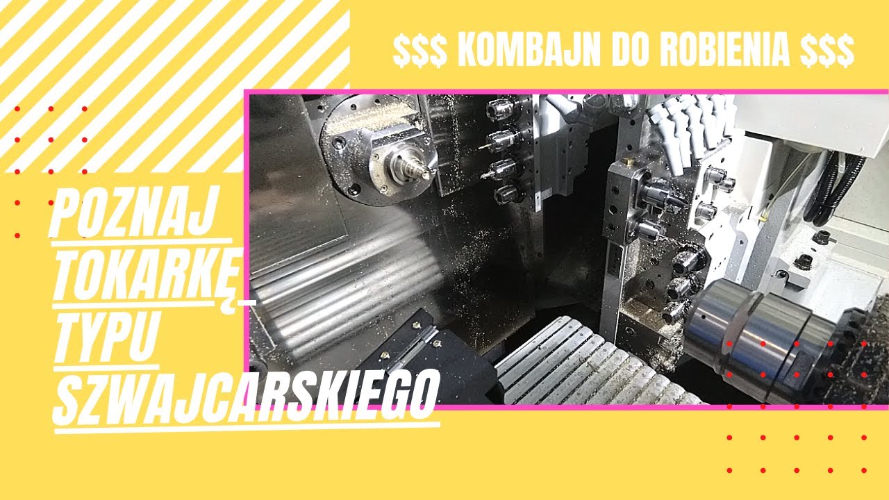 Dowiedz się jak działa automat tokarski wzdłużny firmy Nomura [Operator CNC 2.0 #34] #cnc #cncturn