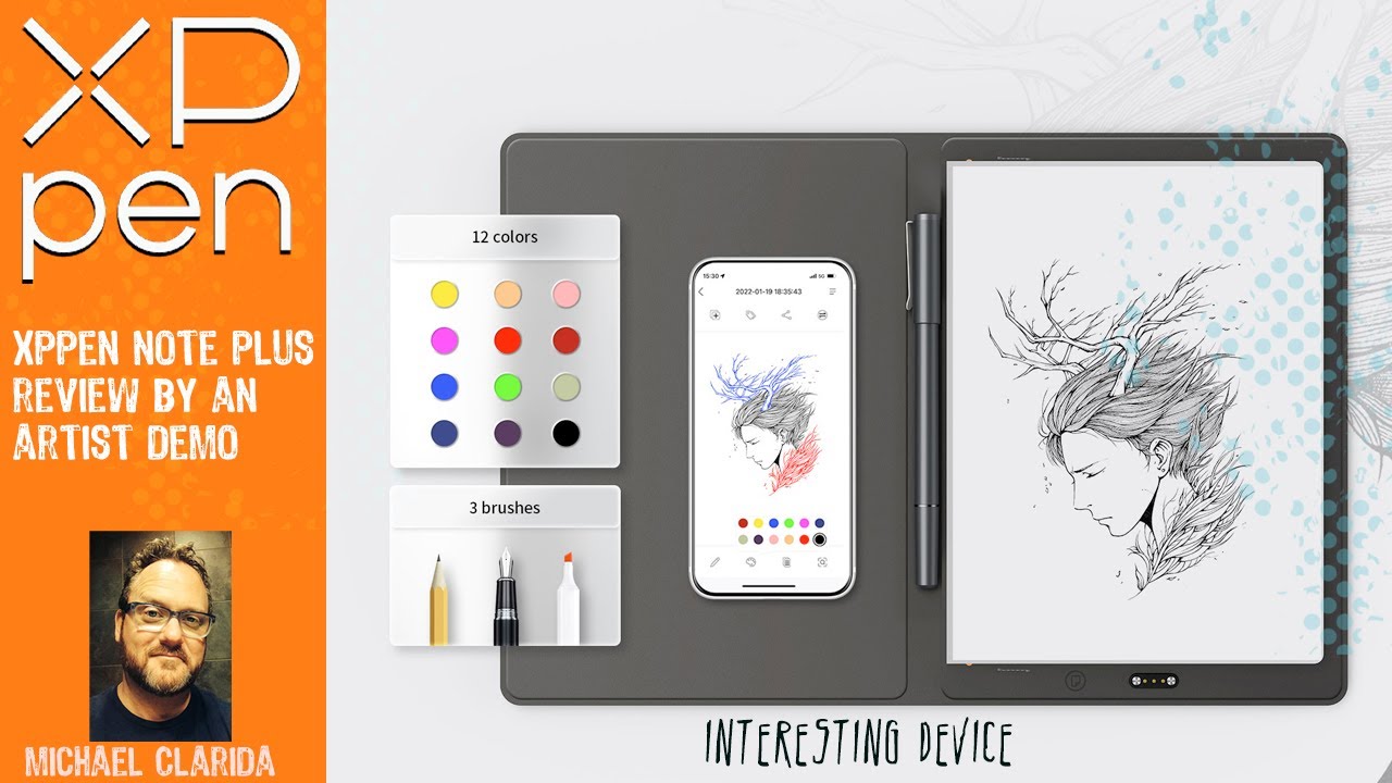 Обзор XPen Note от профессионального иллюстратора.