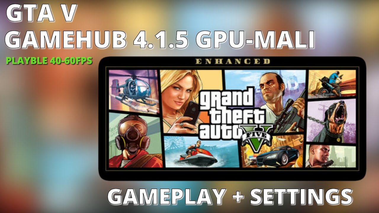 GAMEHUB 4.1.5 SUPPORT GPU-MALI GTA V SETTING TO GET 45/60FPS 100% SUCCESSFUL || POCO X7 PRO  #gtav