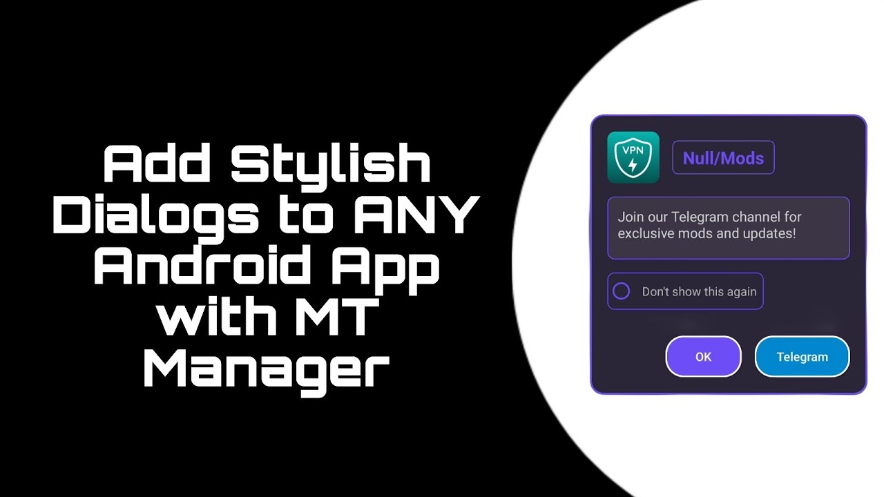 Add Stylish Dialogs to ANY Android App with MT Manager