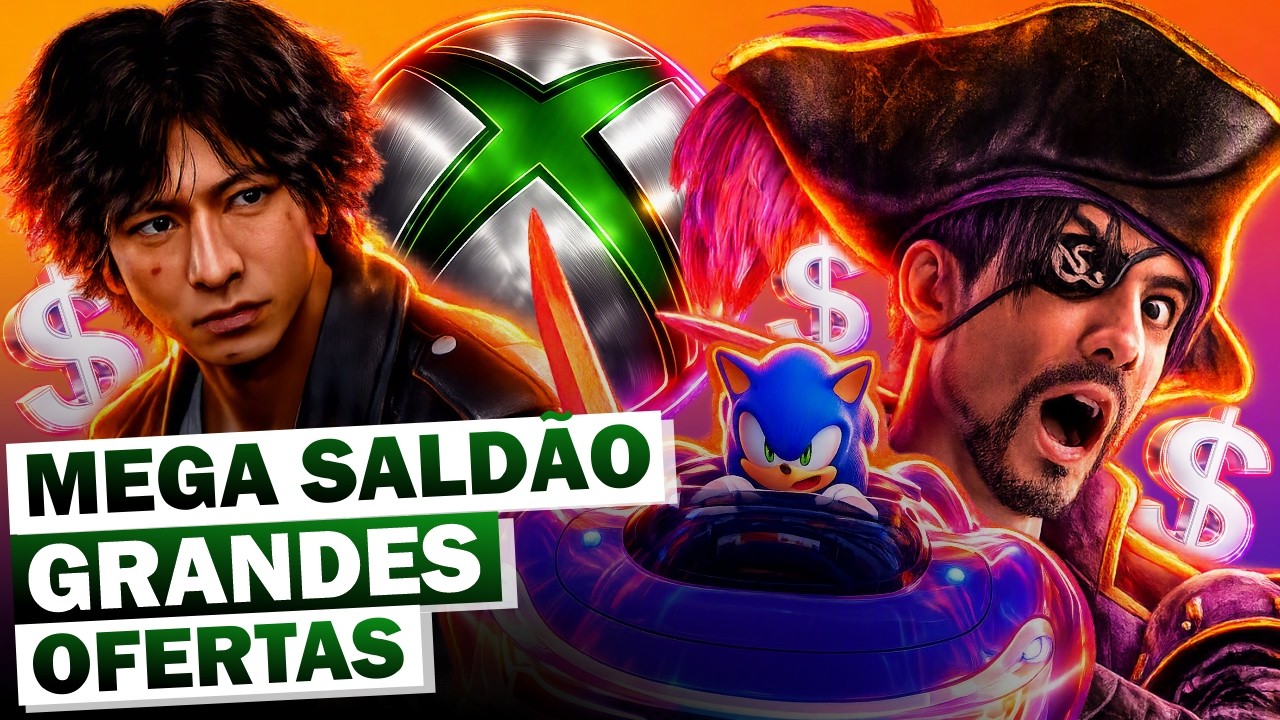Corre! XBOX Liberou MEGA SALD&Atilde;O com Ofertas Insanas!
