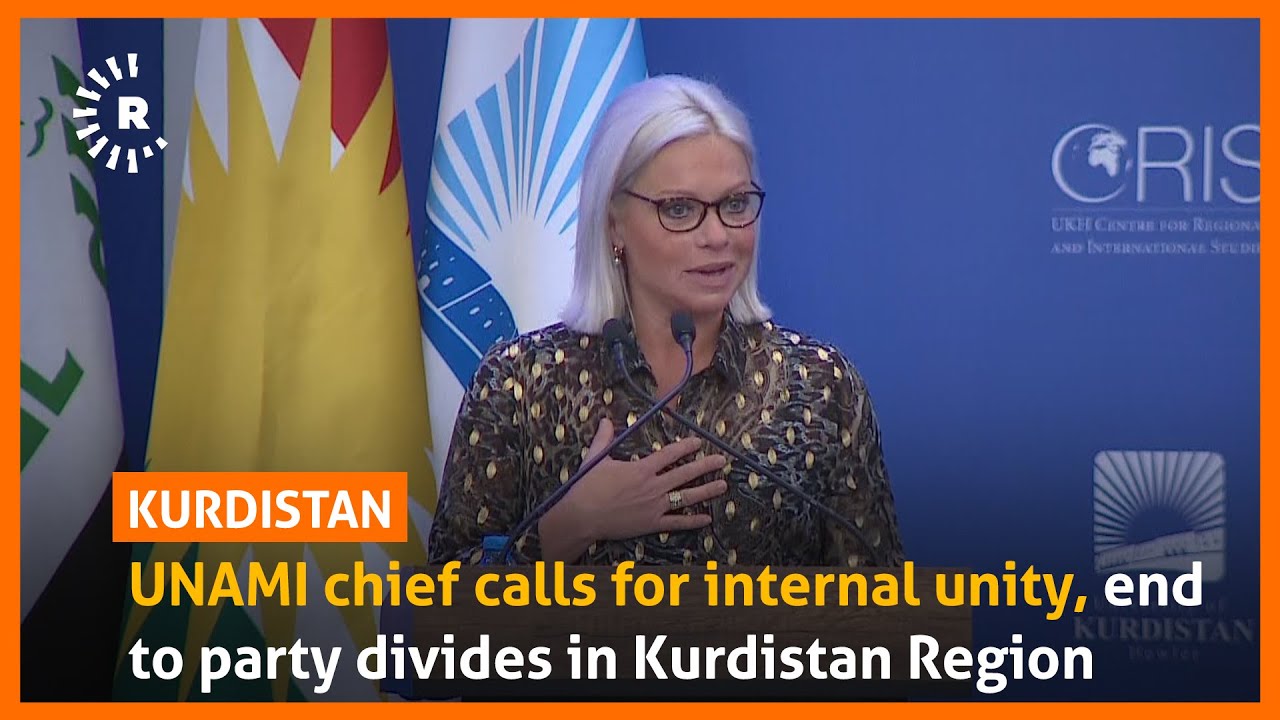 UNAMI chief calls for internal unity, end to party divides in Kurdistan Region