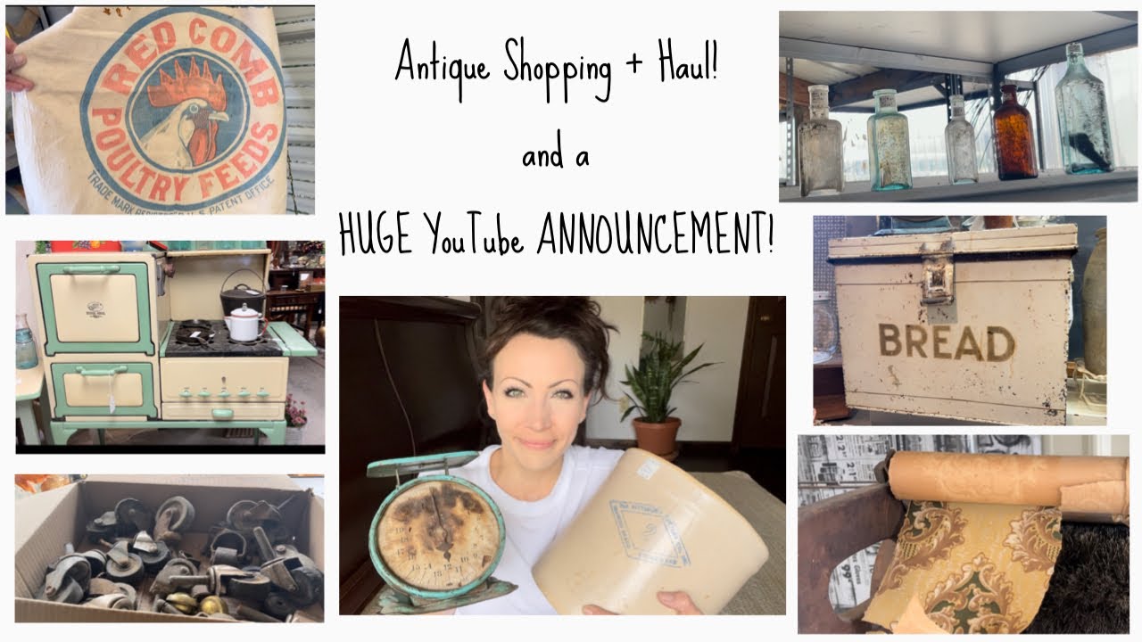 Flip for Profit I Antique Shopping + Haul I HUGE CHANNEL ANNOUNCEMENT!