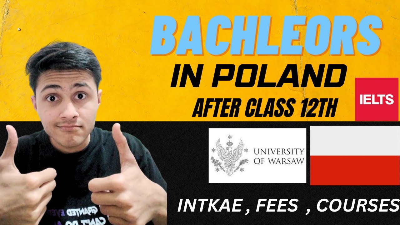 Bachelors in Poland after Class 12th in English 😍 | Most Affordable Country  | Study in Poland