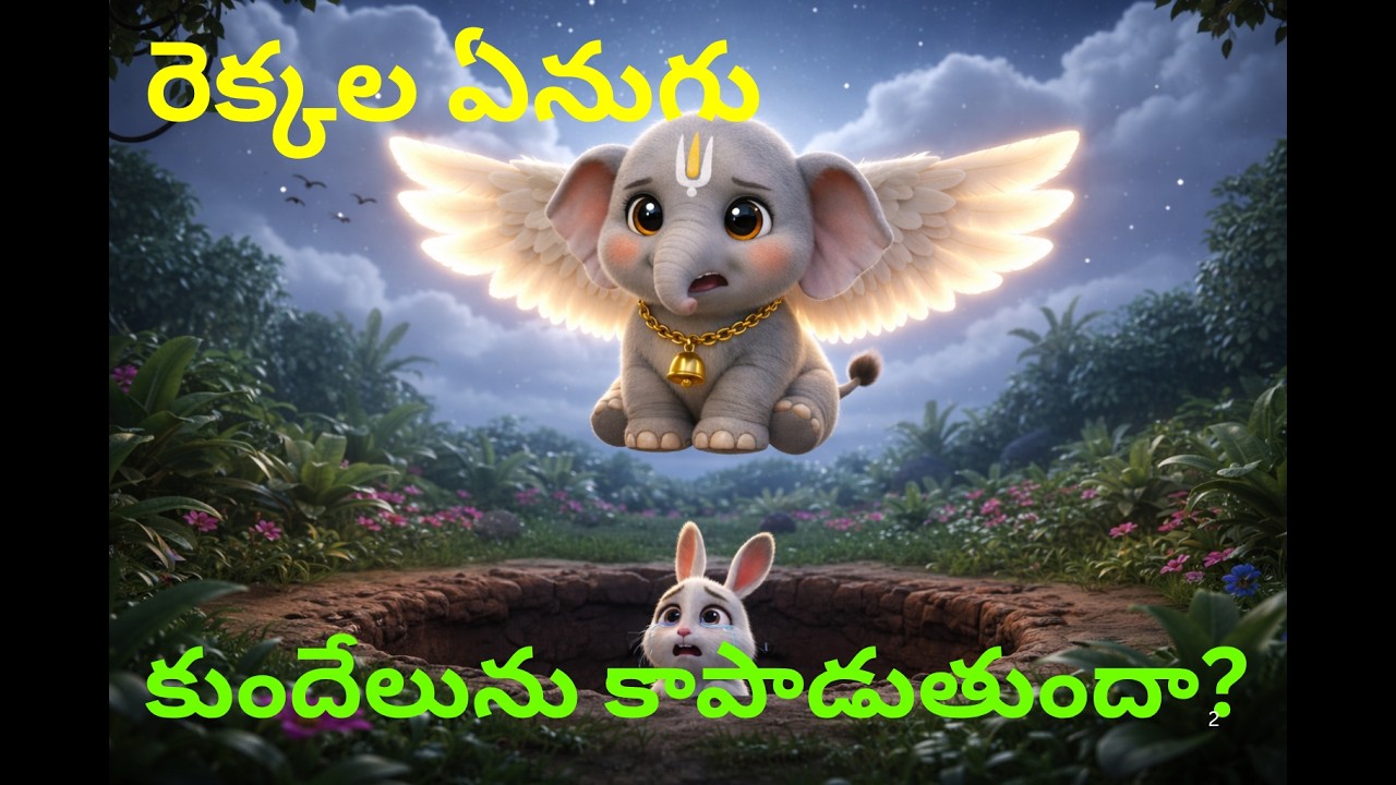 రెక్కల ఏనుగు గజు 🐘✨ | The Magic of Kindness 💖| హృదయాన్ని హత్తుకునే పిల్లల కథ #MoralStories