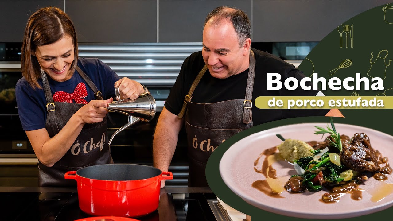Ó Chef! – RECEITA DE BOCHECHA DE PORCO ESTUFADA, c/ Fátima Lopes e Vítor Sobral (Ep 22)