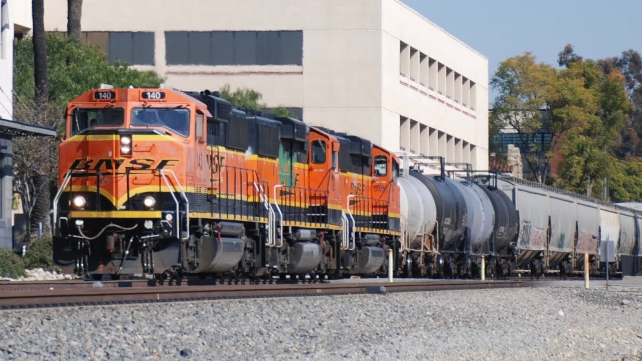 Pabst Brewery Gets a Massive Load! BNSF Pasadena Local 2/24/2025