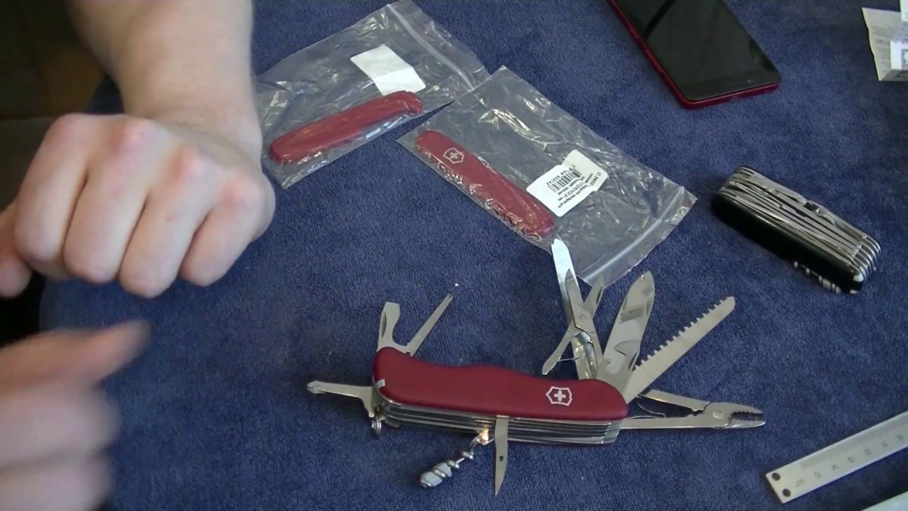 Victorinox WorkChamp сравнение со SwissChamp и первый взгляд посылка от Ксении