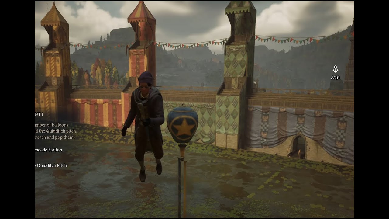 Hogwarts Legacy Madam Kogawa's Assignment Burst Balloons By Broom #hogwartslegacy