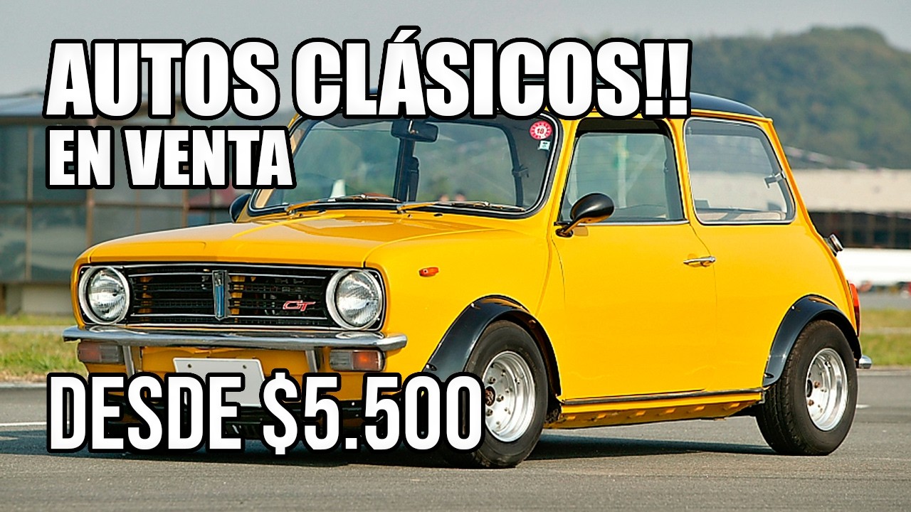 INCREÍBLES AUTOS CLÁSICOS QUE PODÉS COMPRAR HOY EN URUGUAY