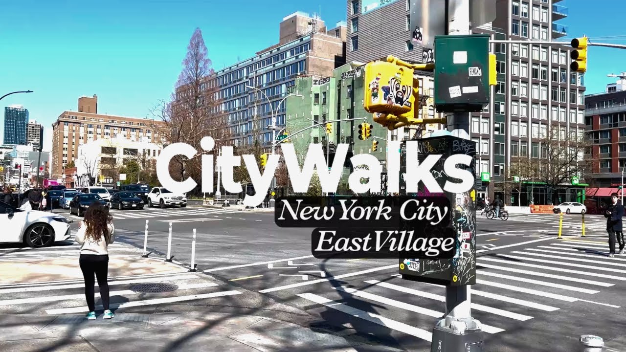 East Village NYC Walking Tour | New York City Streets in 4K