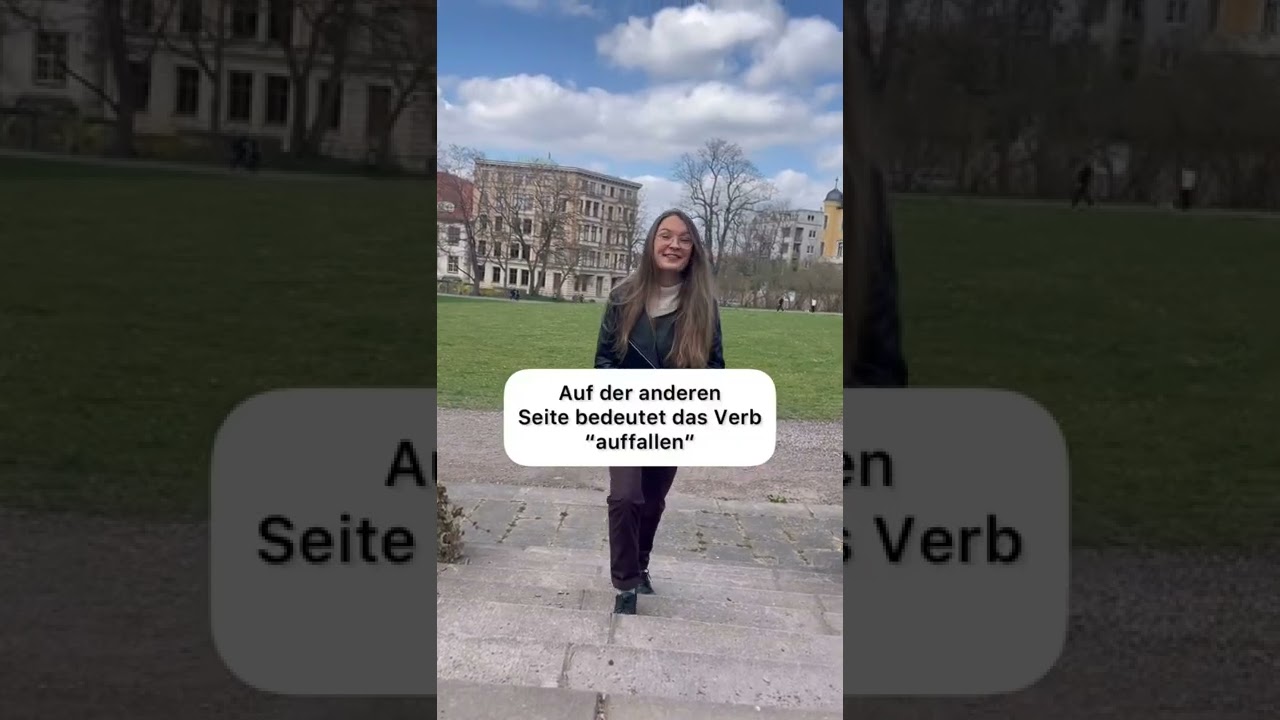 einfallen oder auffallen? 