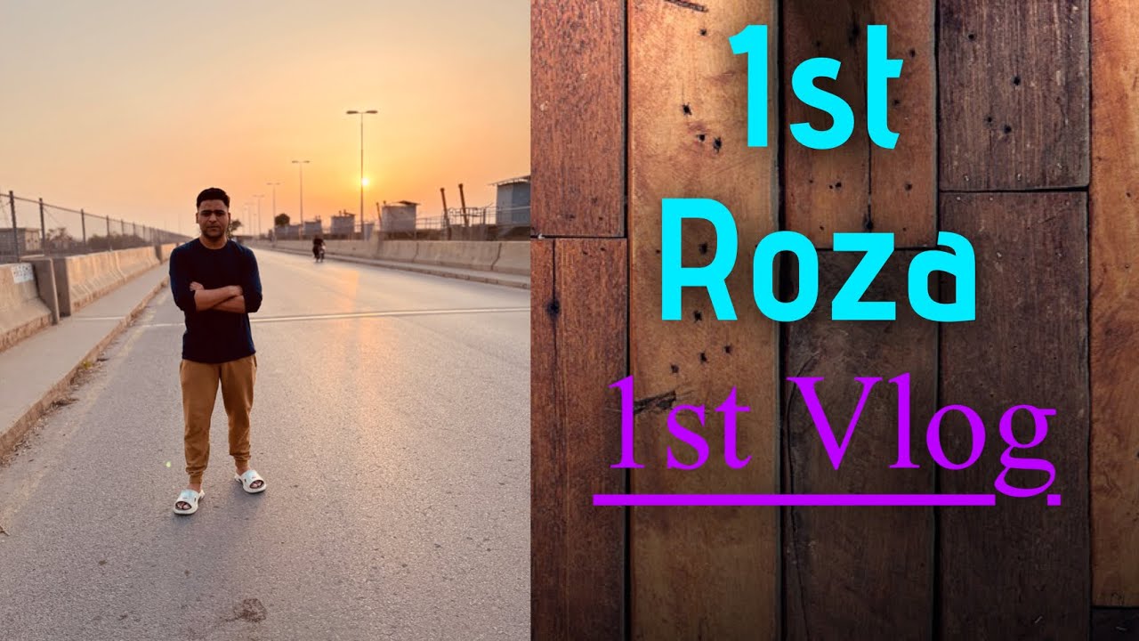 1st Roza 1st vlog | Reviewing About the day in fast 