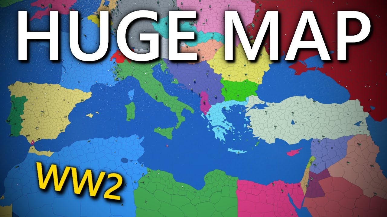 HUGE WW2 MAP in Roblox Conquer The World WW2