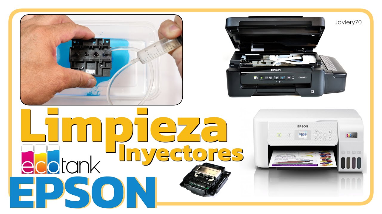 ЭПСОН Экотанк | Как почистить сопла головок принтера Epson
