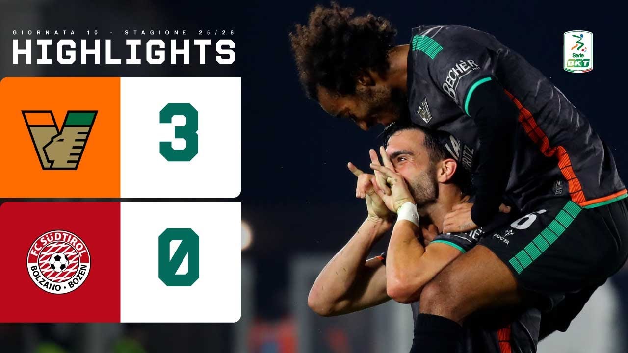 Venezia-S&uuml;dtirol 3-0 | La squadra di Stroppa vince e convince al Penzo | HIGHLIGHTS Serie BKT