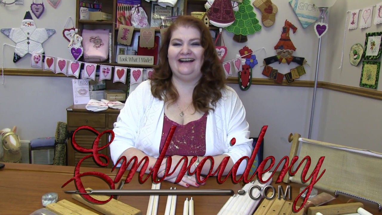 Flosstube Embroidery.com EZ Stitch Scroll Frames Stitcher Delight N Starter Set aka American Dream