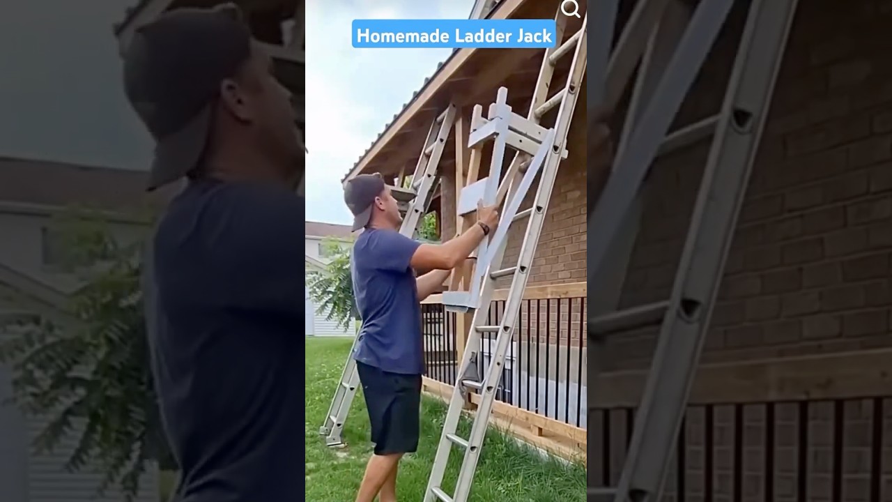 GENIALNY PATENT Z DRABINĄ😱😮‼️