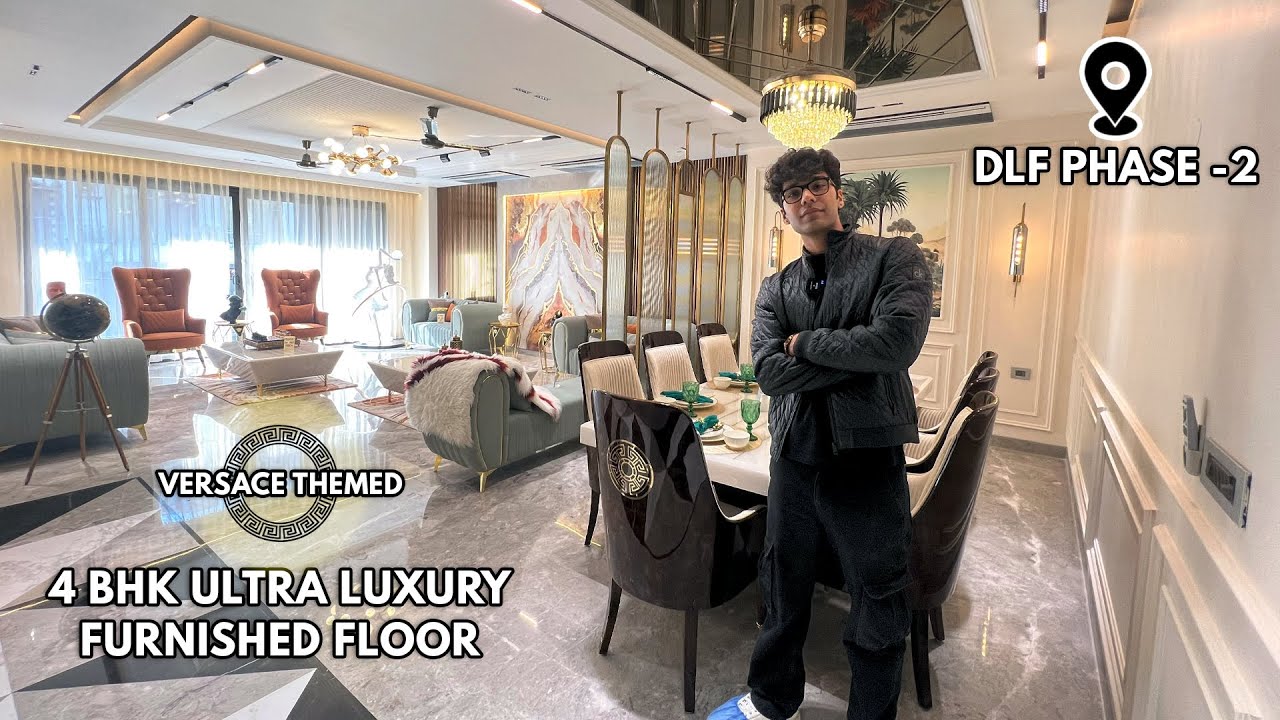 Fully Furnished VERSACE Themed Floor For Sale In DLF Phase 2