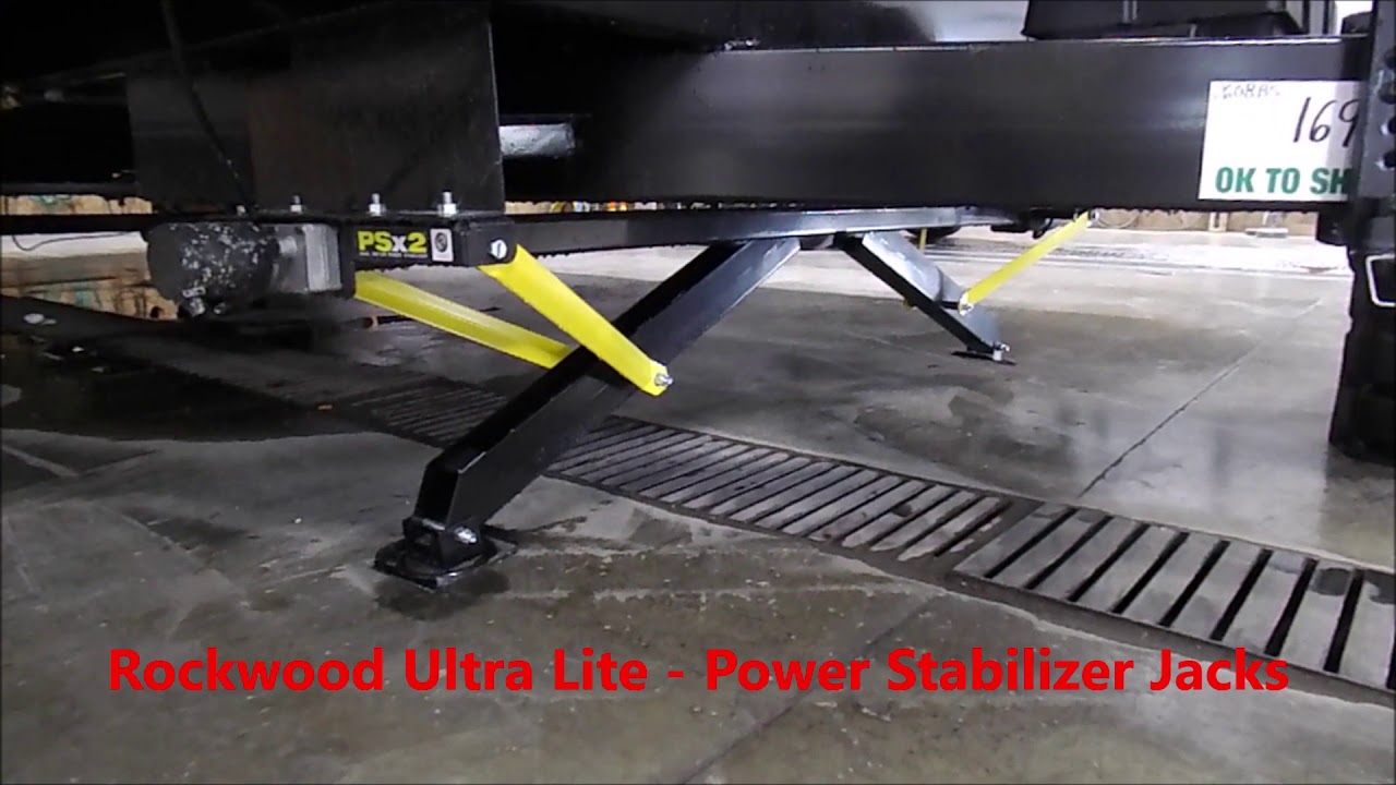 Wana RV Center - Rockwood Ultra Lite 2608BS - Lippert Power Stabilizer Jacks