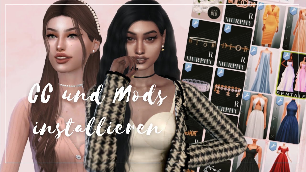 Wie installiere ich CUSTOM CONTENT und MODS in Die Sims 4? 🤔 | Tutorial (Deutsch)