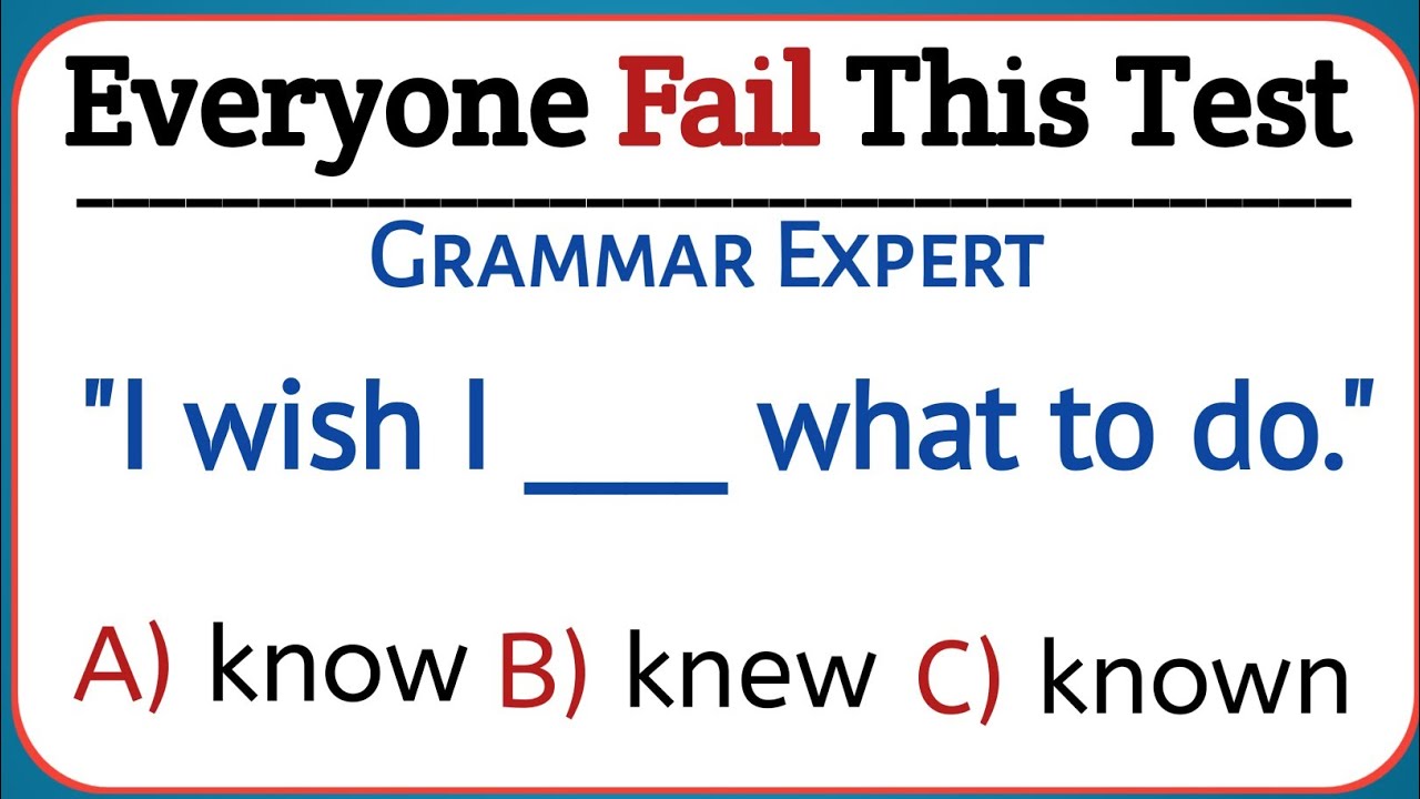 Why Your English Isn't As Good As You Think! (Advanced Test) 💫