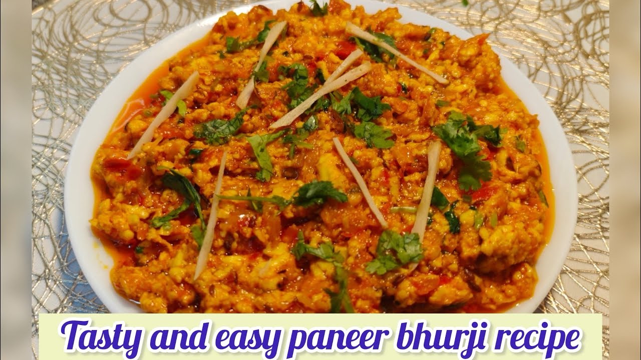 Tasty Paneer Bhurji Recipe | easy paneer ki sabzi | Paneer ki bhurji | पनीर की भुर्जी रेसिपी |Paneer