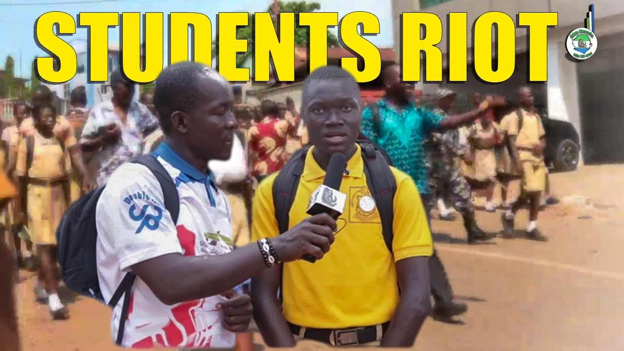 Students Engaged In Riots On The Street Of Freetown After School Dismissals |Salone Discoveries