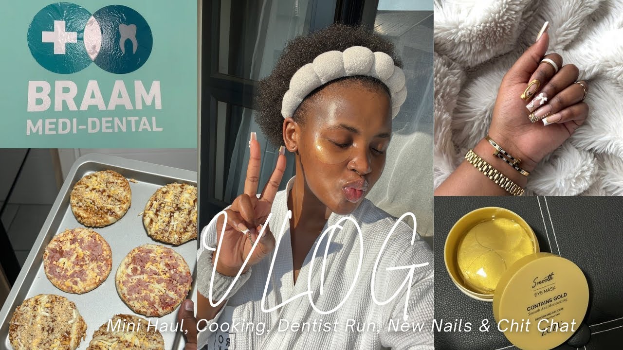 VLOG: this dentist almost knocked me out! haul, new nails, cooking & grocery run.