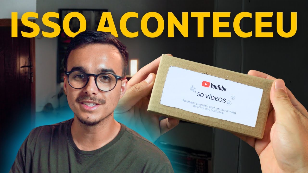 50 vídeos não me deram dinheiro, mas me deram algo muito mais importante.