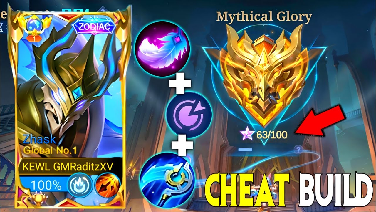 NEW UPDATE ZHASK NEW 1 HIT DELETE DAMAGE BUILD!!🔥 ZHASK BEST BUILD 2024