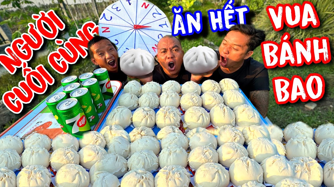 Thử thách cực hạn tìm ra người cuối cùng còn ăn Bánh Bao | Trò Chơi Nhân Phẩm