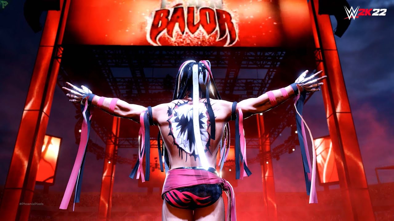 The Demon Finn Balor Full Entrance & Victory Motion - WrestleMania 37 Arena | WWE 2K22 4K 60fps