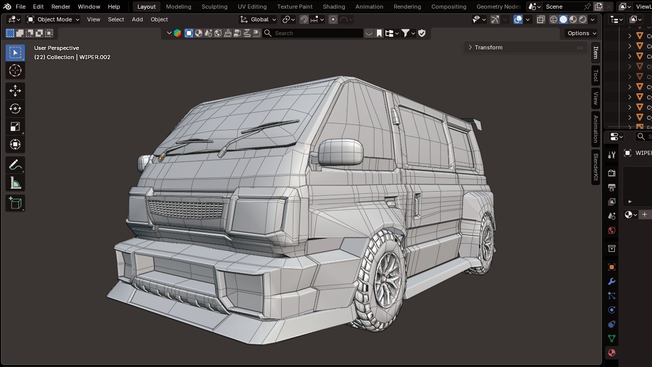 7 HOURS of 3D Modeling in 30 Minutes: The Modified Omni (Blender Timelapse).