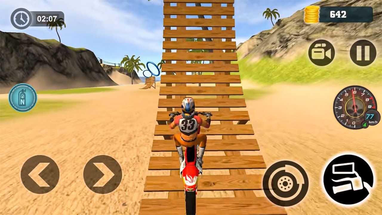 Motocross Beach Bike Stunt Racing - Motor Racer Game Gameplay