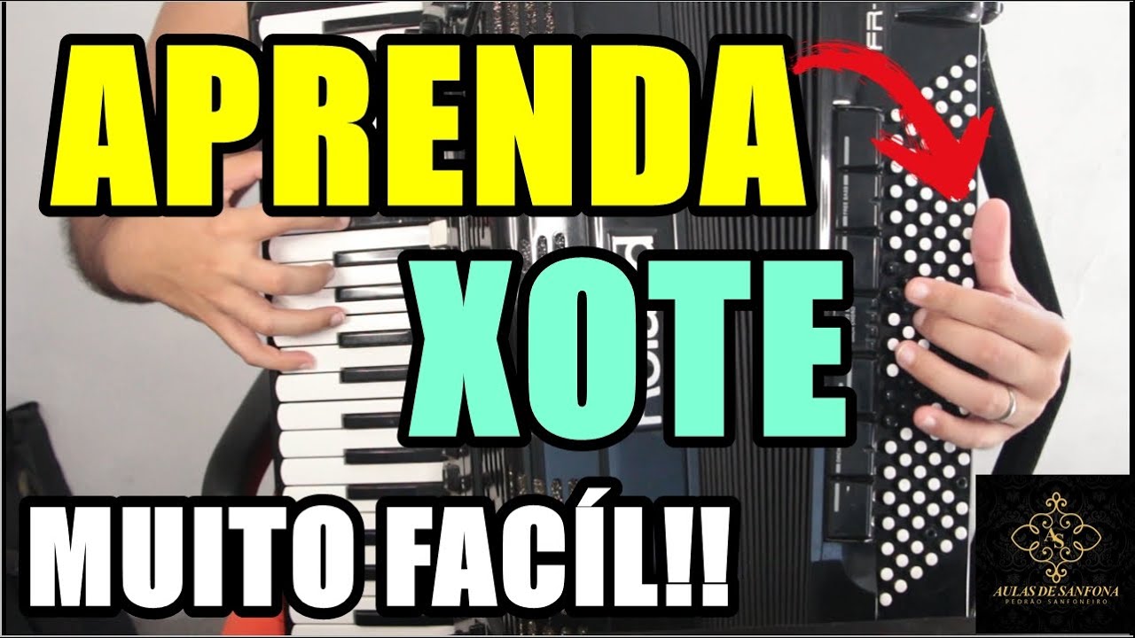 APRENDENDO O XOTE NO ACORDEON DE FORMA MUITO FACÍL !! ( VEJA COMO)