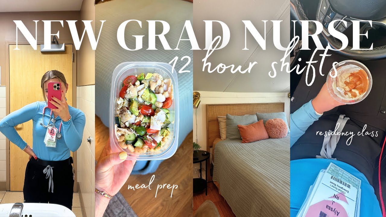 week in my life as a new grad ER nurse: first week off orientation 👩🏼‍⚕️🏥✨