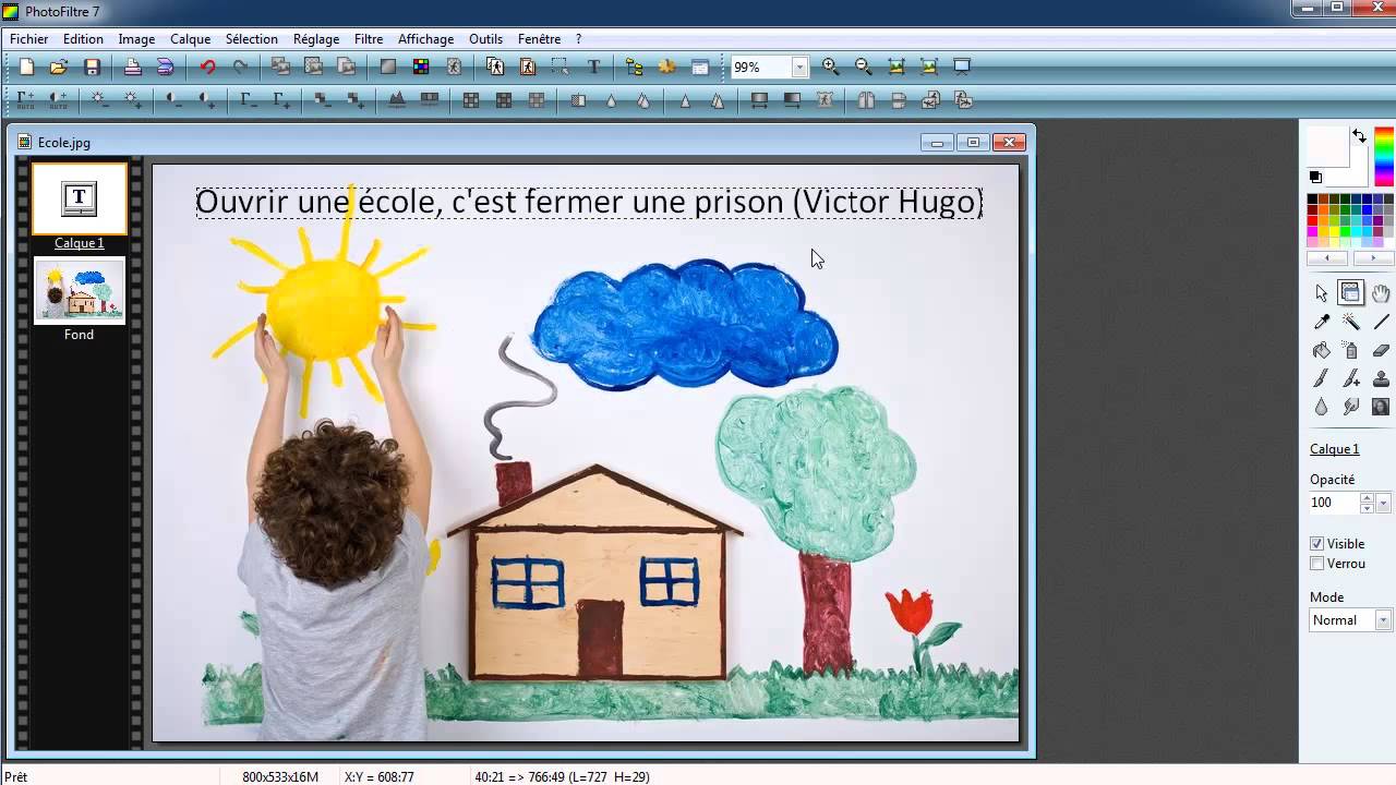 Ajouter du texte sur une image