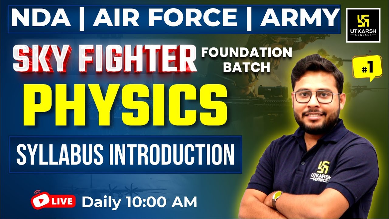Air Force X Group Physics | Army Physics Practice Set | Physics TOP MCQs | Vivek Sir