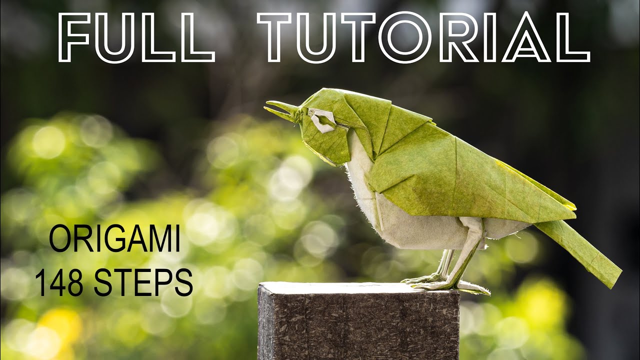 Origami Japanese White-eye (Satoshi Kamiya) The Ultimate Tutorial