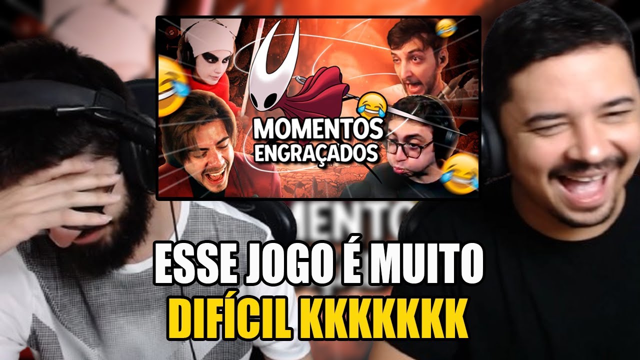 MELHORES MOMENTOS DOS STREAMERS EM HOLLOW KNIGHT SILKSONG | REACT