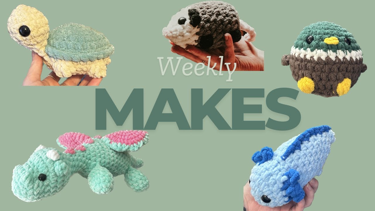 What I Crocheted in a Week for My Shop Restock 🧶 | Possums, Dragons, Ducks & Addressing the Hate 😤