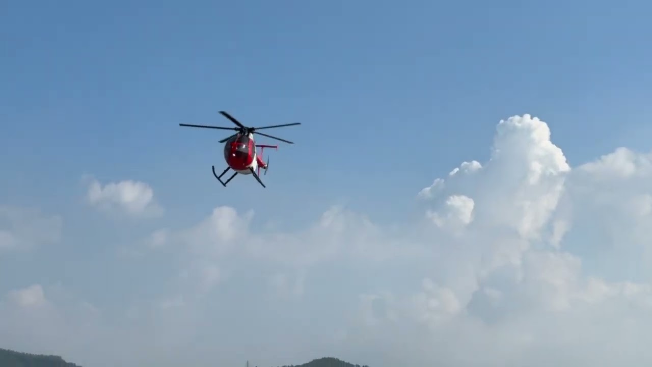 Red YU XIANG F119S MD500 Little Bird RC Helicopter | Stirlingkit