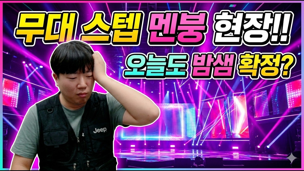 ★오늘은 워드스텝★무대를 안 즐기면 조명도 없다!!! #흉가 #공포 #무서운이야기