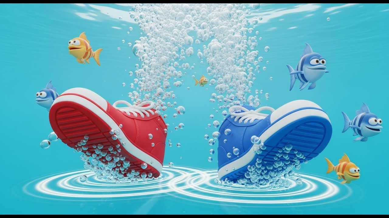 Mis zapatos se fueron a nadar | Canciones Infantiles y Rimas Educativas