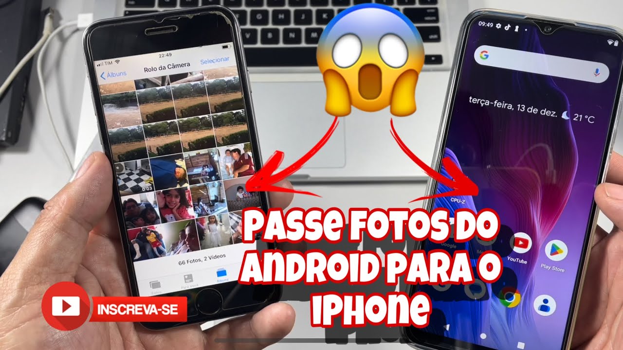 COMO PASSAR AS FOTOS  E VÍDEOS DO ANDROID PARA O IPHONE