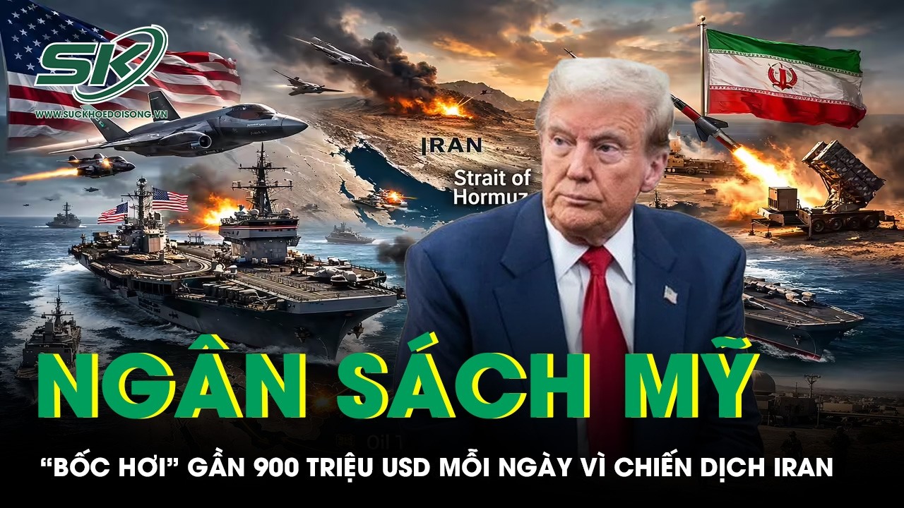 Ngân sách Mỹ “bốc hơi” gần 900 triệu USD mỗi ngày vì chiến dịch Iran