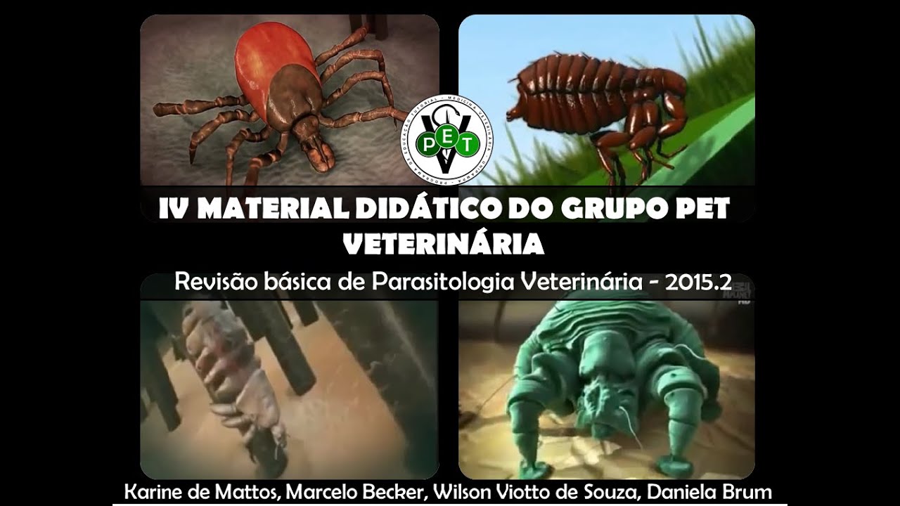 Ectoparasitas de Importância Veterinária - Carrapatos, Piolhos, Pulgas e Sarnas