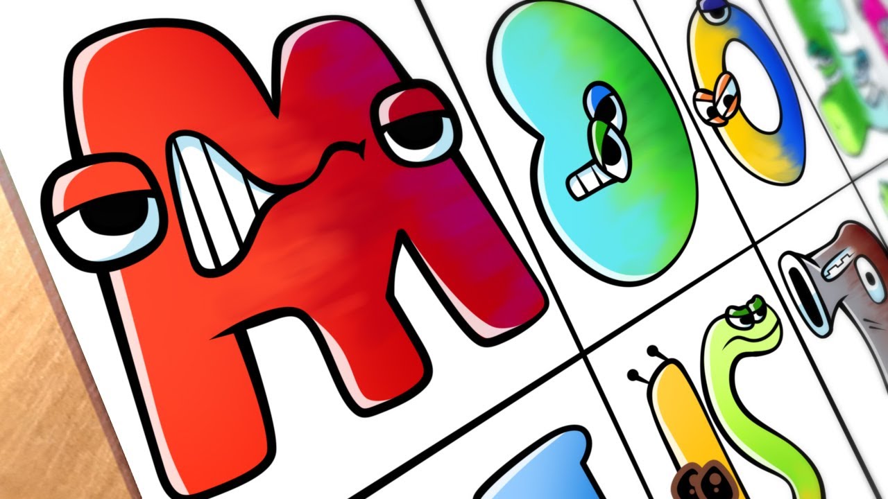 Drawing Alphabet Lore but THEY ARE CURSED (A-Z) / How to draw Alphabet Lore MEME