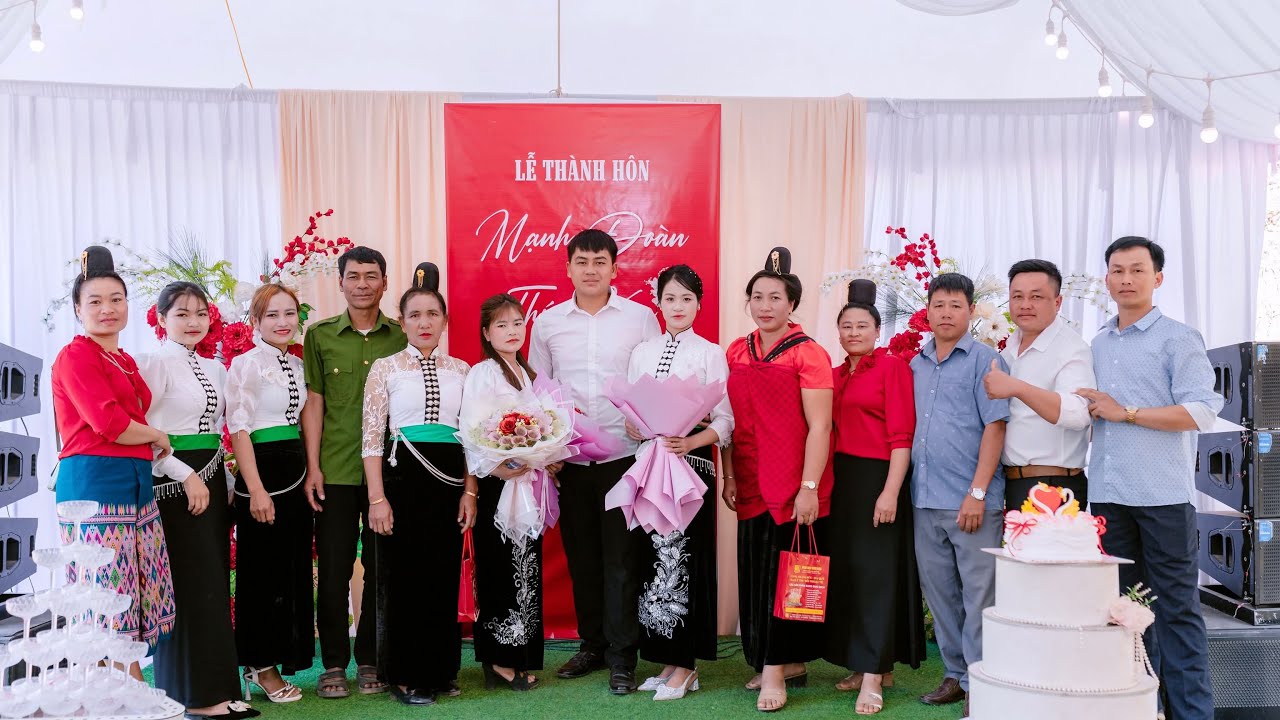 TOÀN CẢNH LỄ THÀNH HÔN MẠNH ĐOÀN & THÚY KIM BẢN CÔNG BINH XÃ NÚA NGAM ĐIỆN BIÊN